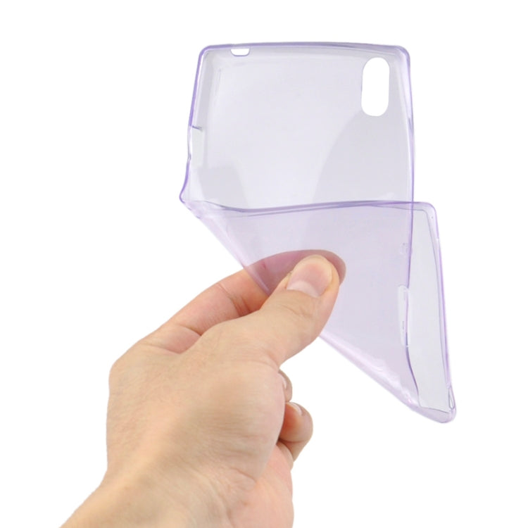 0.45mm Ultra-thin Polycarbonate Material TPU & Jelly Case for Sony Xperia T3