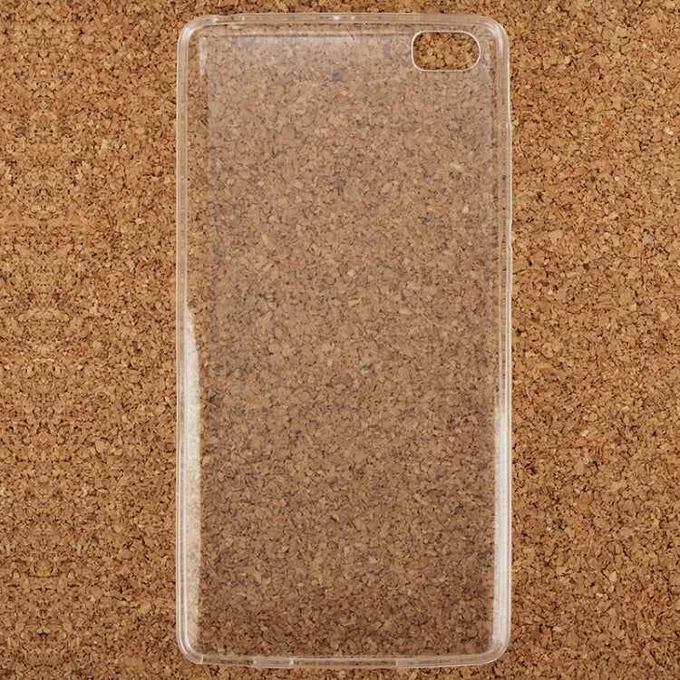 Pure Color Pattern TPU Case for Xiaomi Note(Transparent)