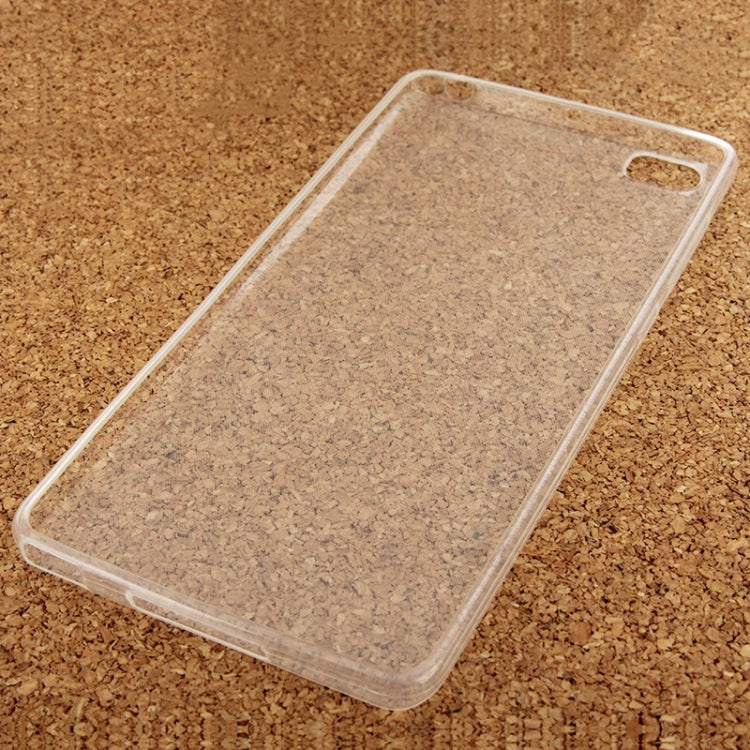 Pure Color Pattern TPU Case for Xiaomi Note(Transparent)