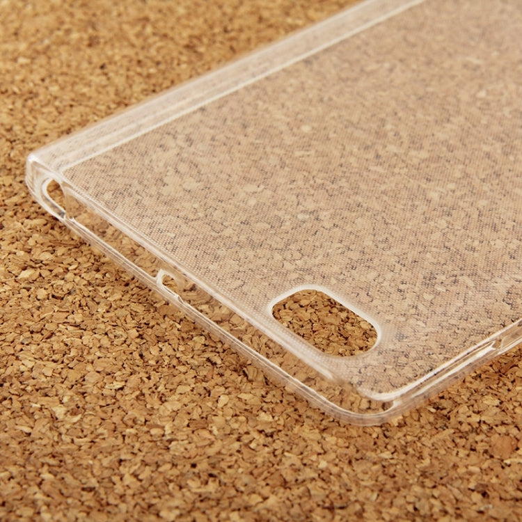 Pure Color Pattern TPU Case for Xiaomi Note(Transparent)