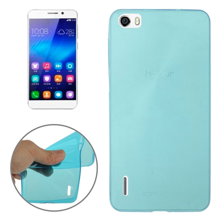 0.7mm Ultra-thin TPU Transparent Protective Case for Huawei Honor 6