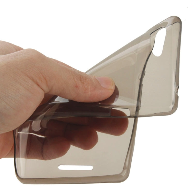 0.7mm Ultra-thin TPU Transparent Protective Case for Sony Xperia E3