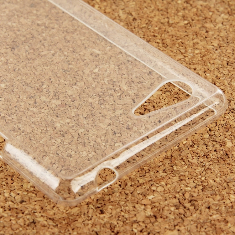 0.7mm Ultra-thin TPU Transparent Protective Case for Sony Xperia E3