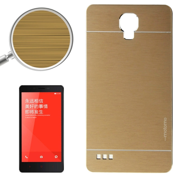 2 in 1 Brushed Texture Metal & Plastic Protective Case for Xiaomi Redmi Note