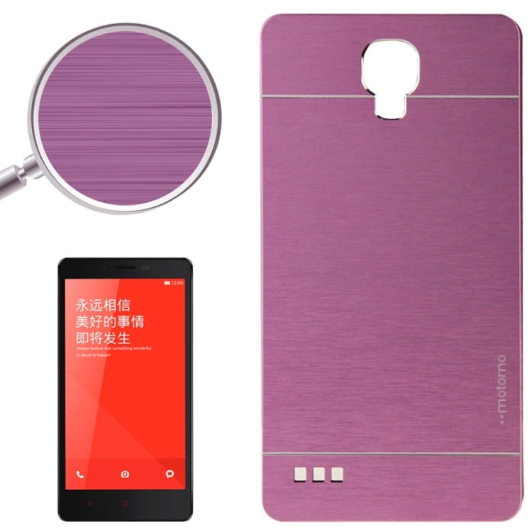 2 in 1 Brushed Texture Metal & Plastic Protective Case for Xiaomi Redmi Note
