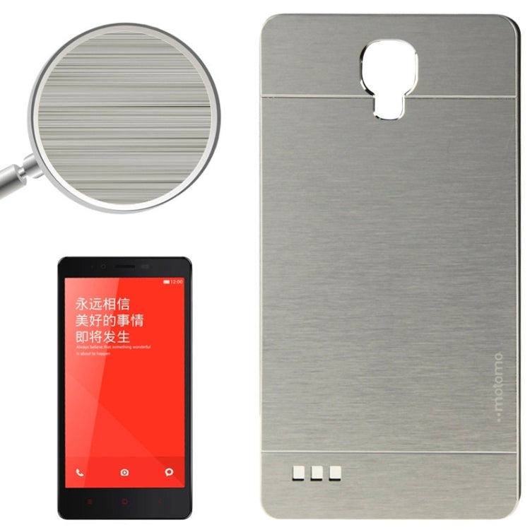 2 in 1 Brushed Texture Metal & Plastic Protective Case for Xiaomi Redmi Note