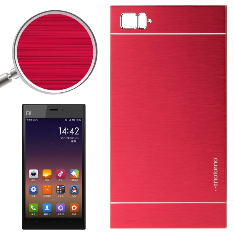 2 in 1 Brushed Texture Metal & Plastic Protective Case for Xiaomi Mi3