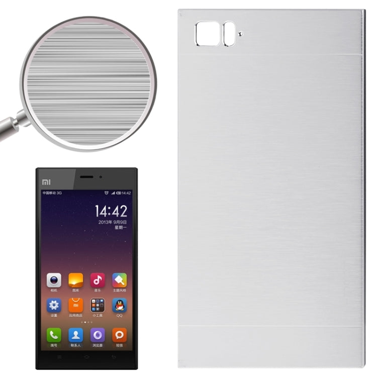 2 in 1 Brushed Texture Metal & Plastic Protective Case for Xiaomi Mi3