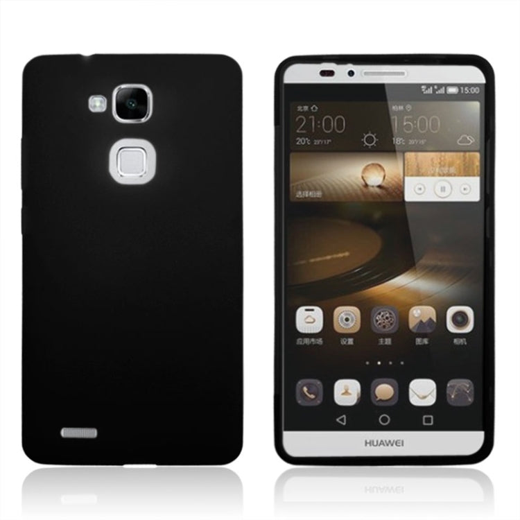 Full Body TPU Skin Cover with Touchable Wallet flip Screen Protective Case for Huawei Mate 7