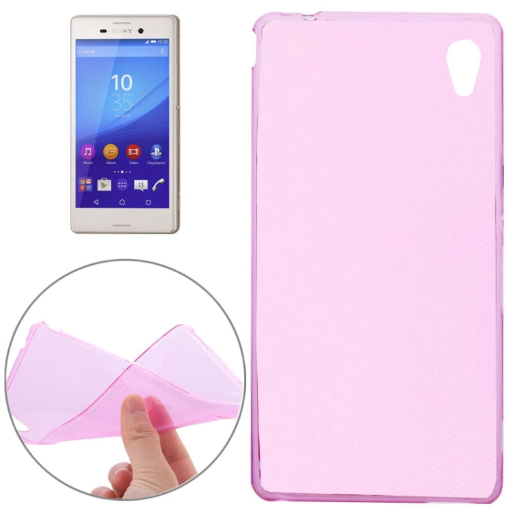 Soft Transparent TPU Protective Case for Sony Xperia M4 Aqua