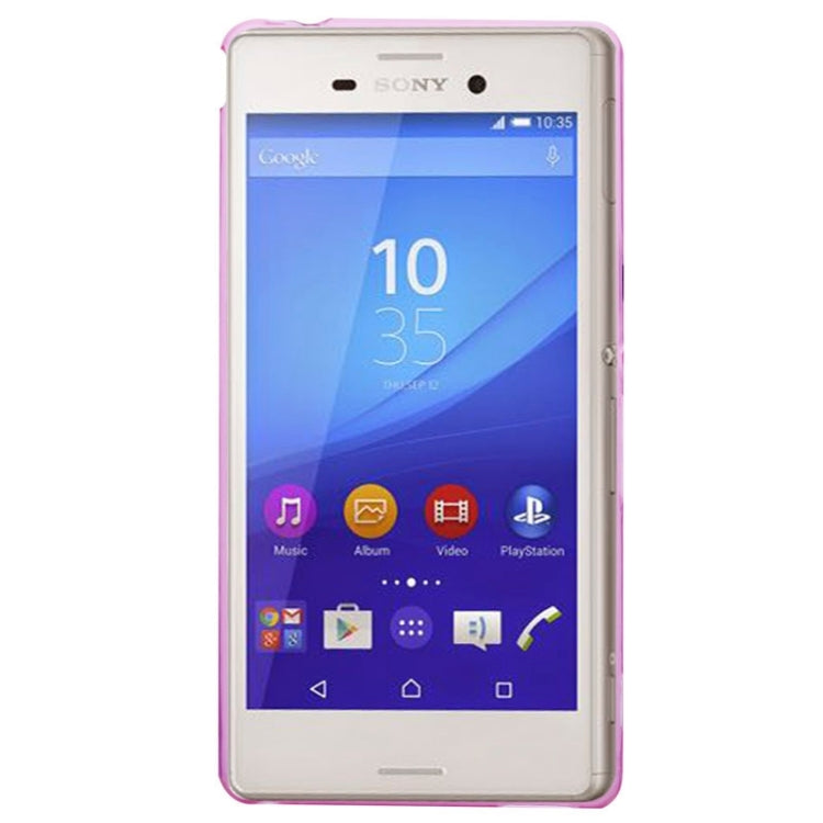 Soft Transparent TPU Protective Case for Sony Xperia M4 Aqua