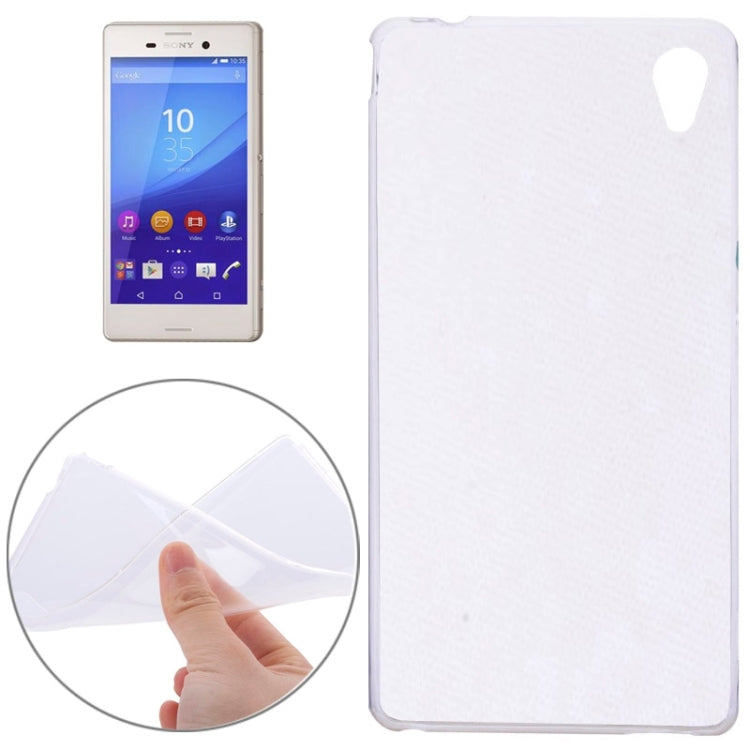 Soft Transparent TPU Protective Case for Sony Xperia M4 Aqua