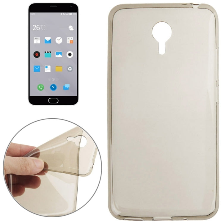 Ultrathin TPU Protective Case for Meizu M2 Note(Grey)