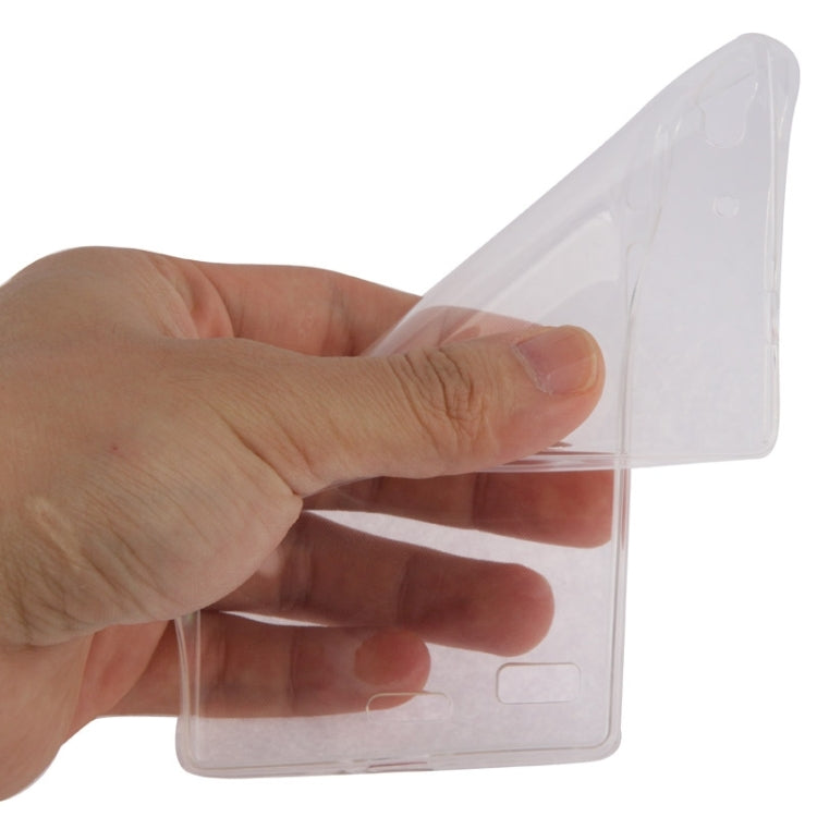 Ultra-thin Soft TPU Protective Case for Lenovo VIBE X2(Transparent)