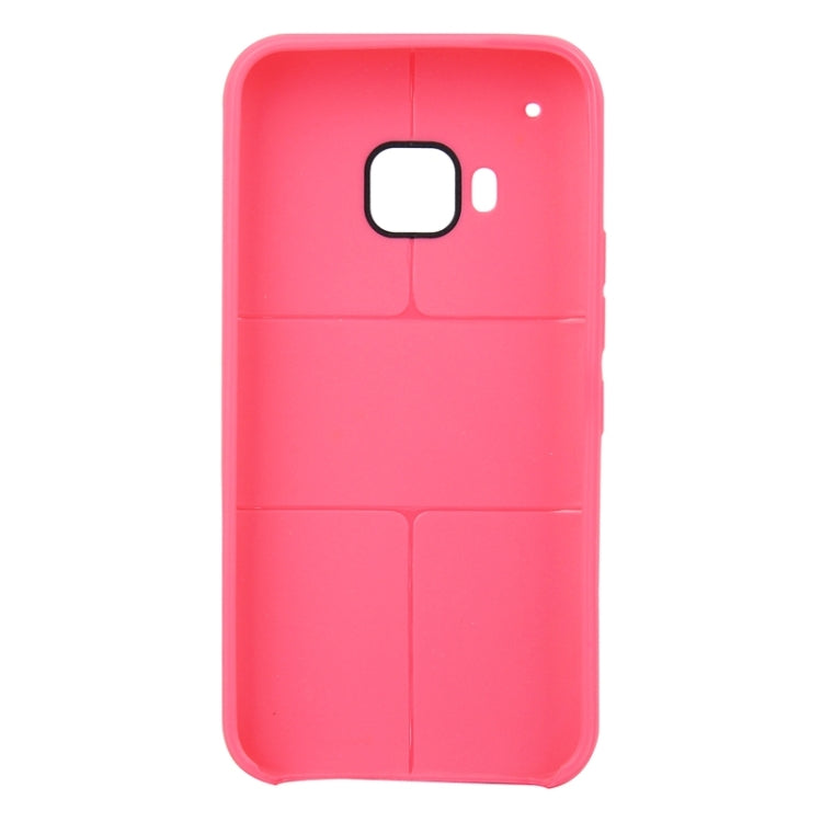 For HTC One M9 Leather Texture TPU Case