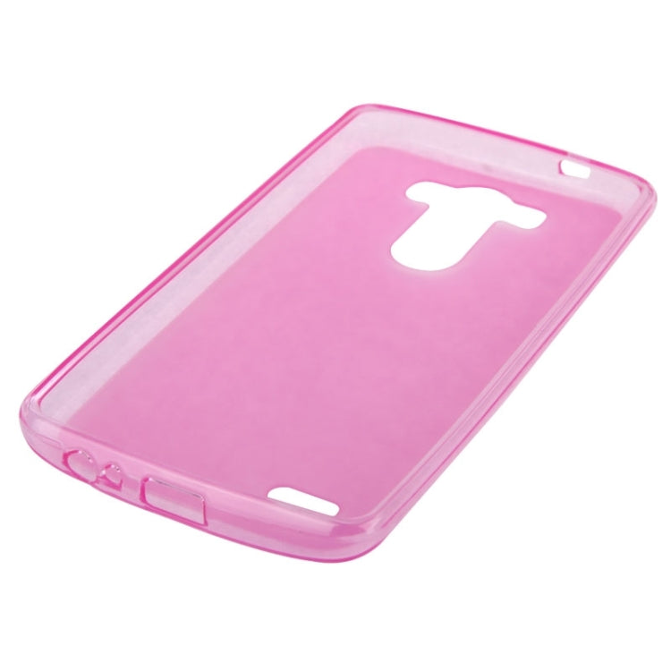Anti-slip Frosted TPU Case for LG G3 Mini(Magenta)