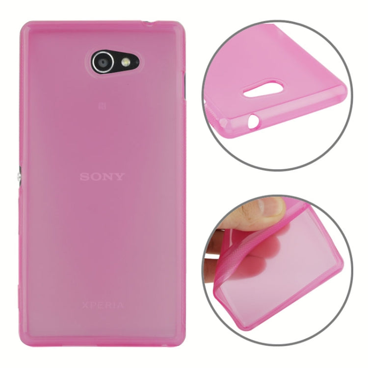 Smooth Surface TPU Case for Sony Xperia M2 / S50h