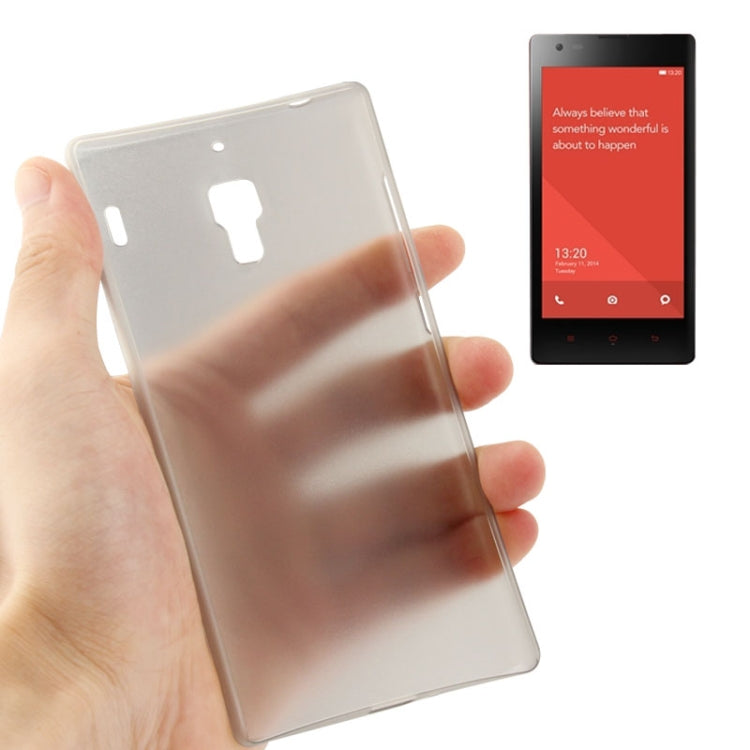 0.3mm Ultra-thin Polycarbonate Material PC Protection Shell for Xiaomi Redmi, Transparent Version / Matte Edition