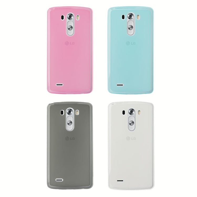 Anti-skid Frosted TPU Case for LG G3 / D-850 / LS-990 / D855 (Baby Blue)