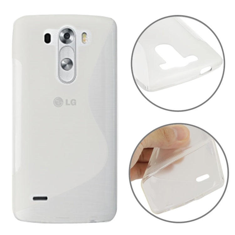 S Line Anti-skid Frosted TPU Case for LG G3 mini
