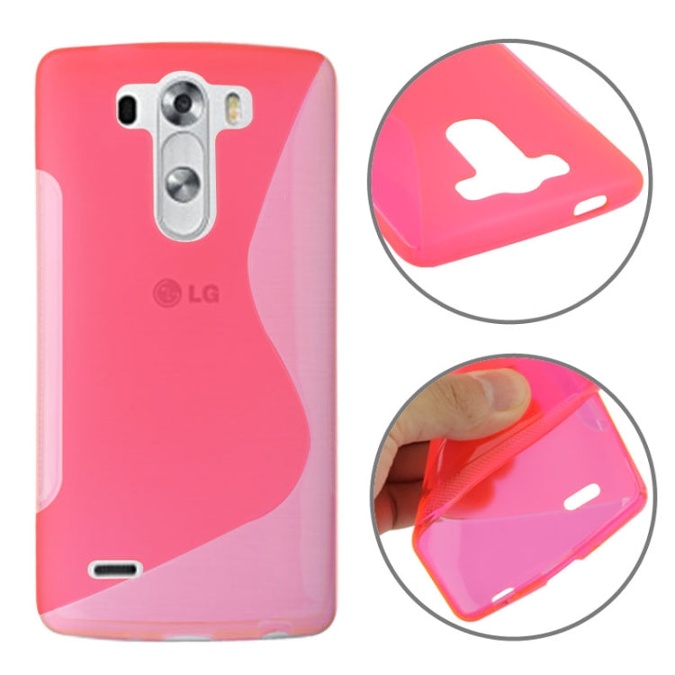 S Line Anti-skid Frosted TPU Case for LG G3 mini