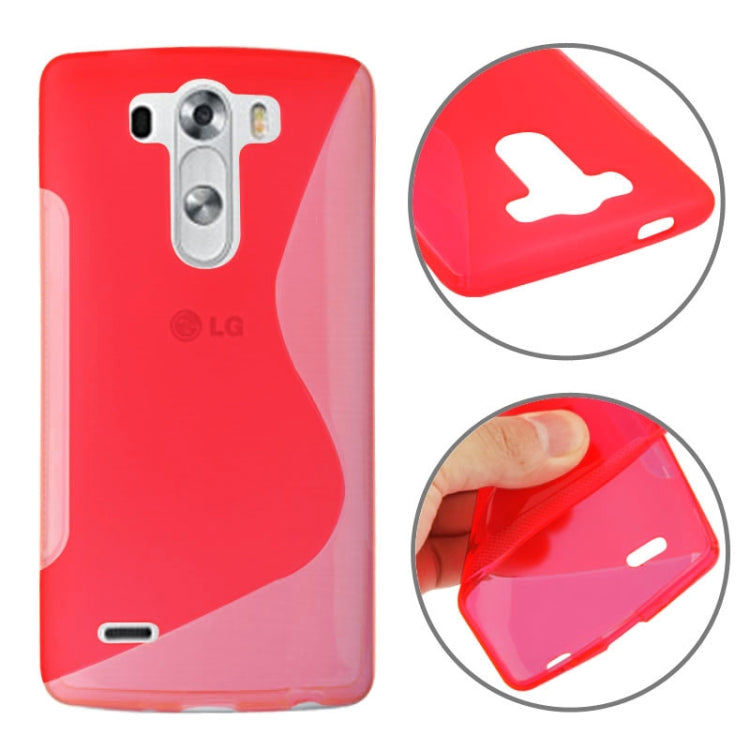 S Line Anti-skid Frosted TPU Case for LG G3 mini