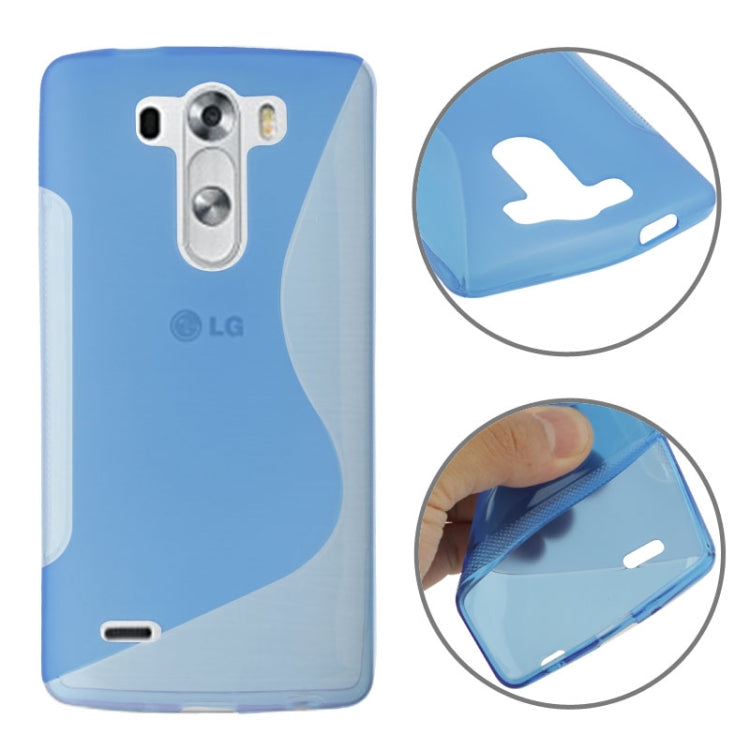 S Line Anti-skid Frosted TPU Case for LG G3 mini