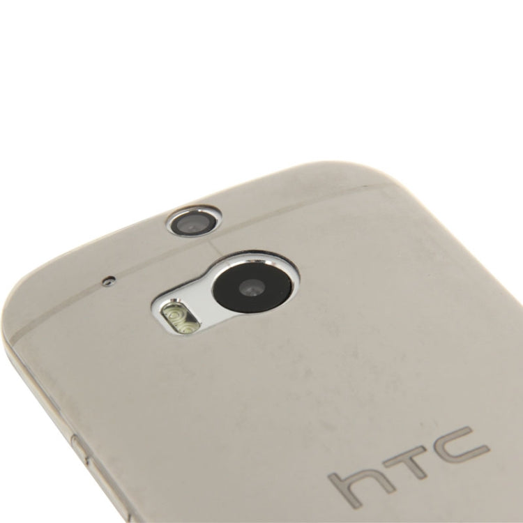 For HTC One M8 0.45mm Ultra-thin Translucent TPU Protective Case