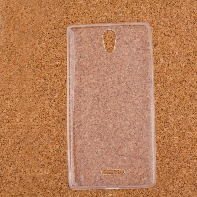 0.75mm Ultra-thin Transparent TPU Protective Case for OPPO R3007