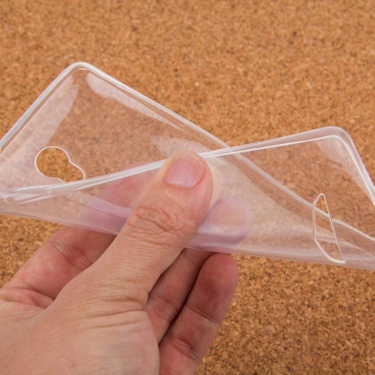 0.75mm Ultra-thin Transparent TPU Protective Case for OPPO R2017/R2001