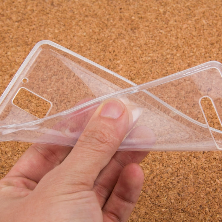 0.75mm Ultra-thin Transparent TPU Protective Case for OPPO R3/R7007