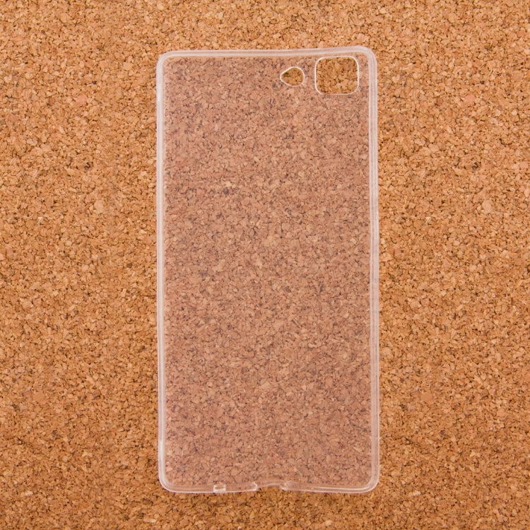 0.75mm Ultra-thin Transparent TPU Protective Case for OPPO R5