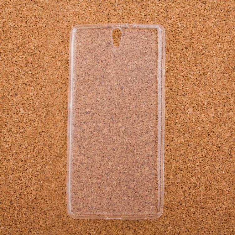 0.75mm Ultra-thin Transparent TPU Protective Case for Sony Xperia C5