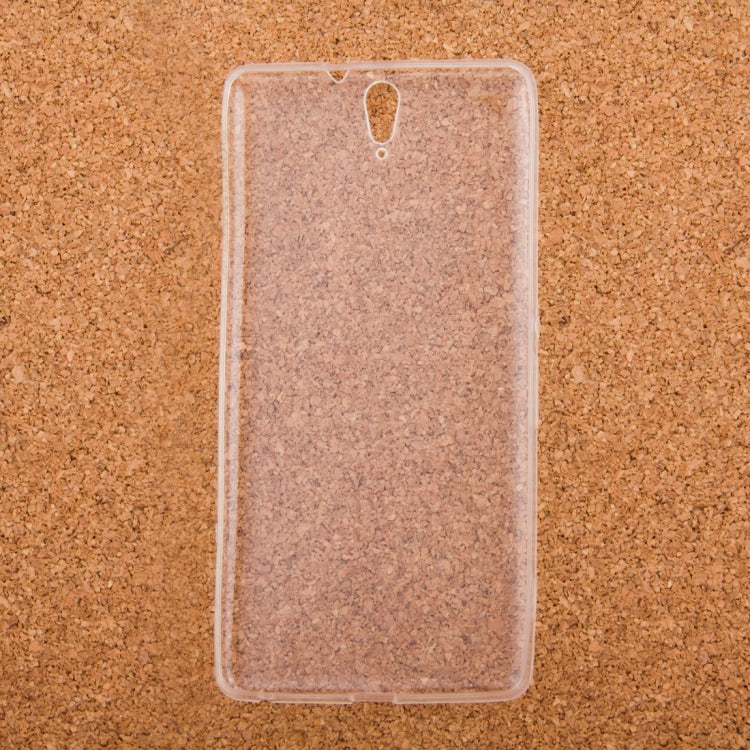 0.75mm Ultra-thin Transparent TPU Protective Case for Sony Xperia C5