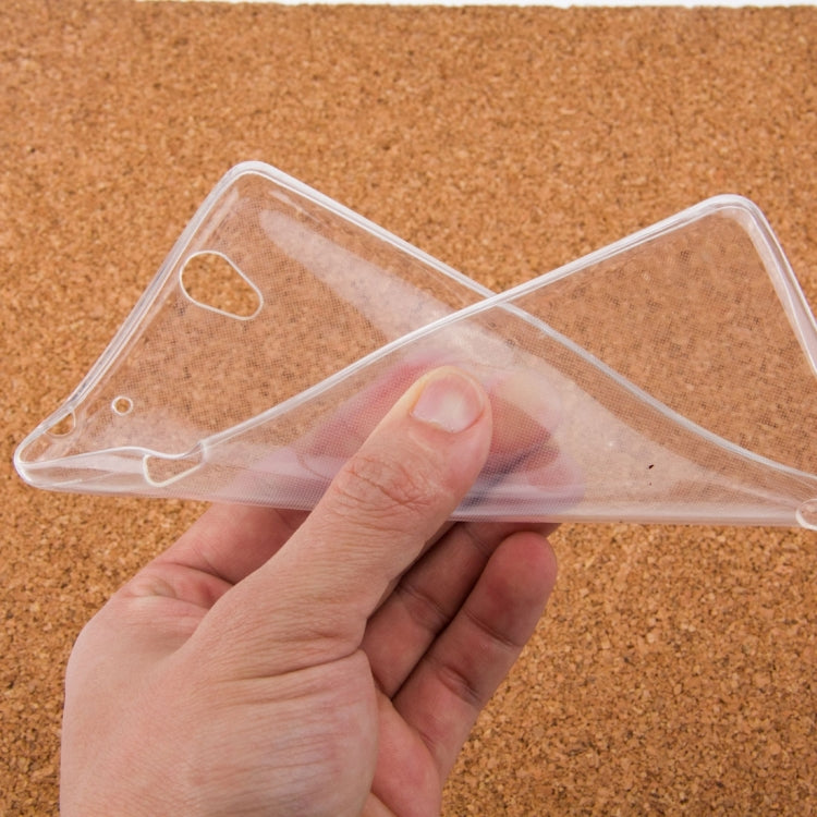 0.75mm Ultra-thin Transparent TPU Protective Case for Sony Xperia C4