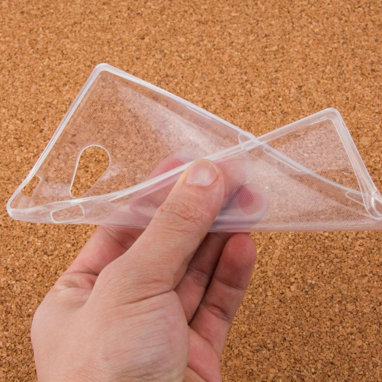 0.75mm Ultra-thin Transparent TPU Protective Case for Sony Xperia M2 / D2303 / D2305 / D2306