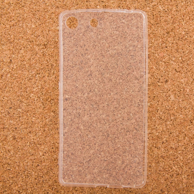 0.75mm Ultra-thin Transparent TPU Protective Case for Sony Xperia M5