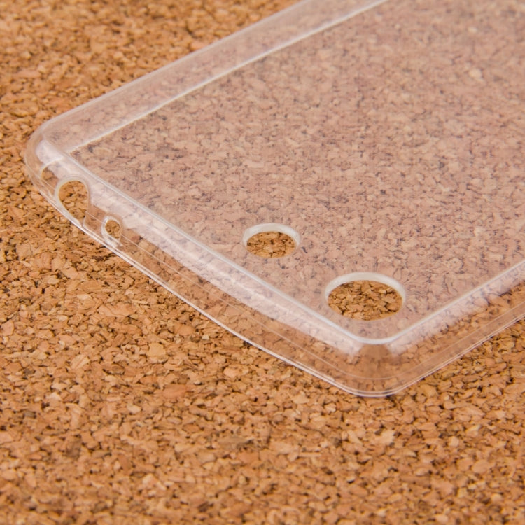 0.75mm Ultra-thin Transparent TPU Protective Case for Sony Xperia M5