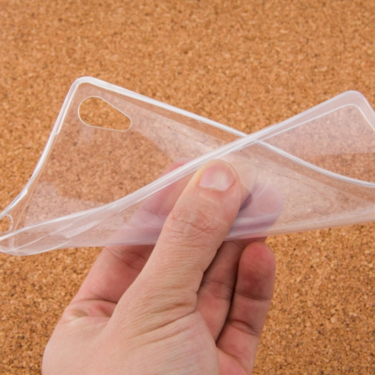 0.75mm Ultra-thin Transparent TPU Protective Case for Sony Xperia Z4 / Z3+