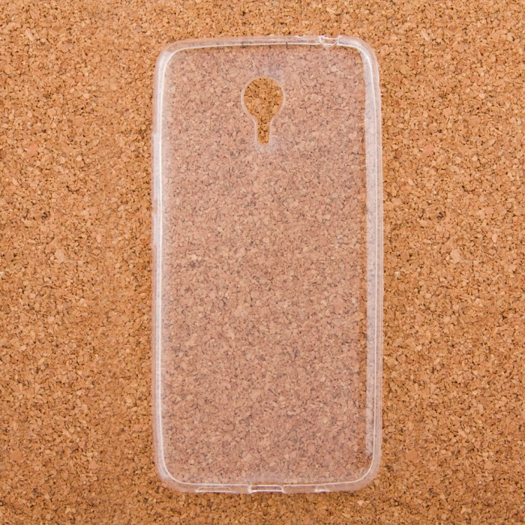 0.75mm Ultra-thin Transparent TPU Protective Case for Meizu Meilan Metal / M57A