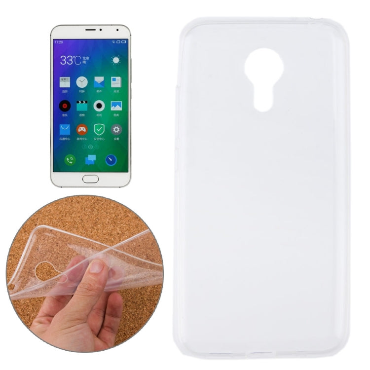 For Meizu Mx5 0.75mm Ultra-thin Transparent TPU Protective Case