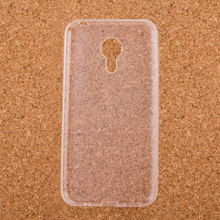 For Meizu Mx5 0.75mm Ultra-thin Transparent TPU Protective Case