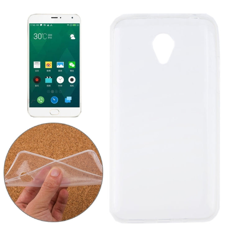 For Meizu Meilan 4.7 0.75mm Ultra-thin Transparent TPU Protective Case