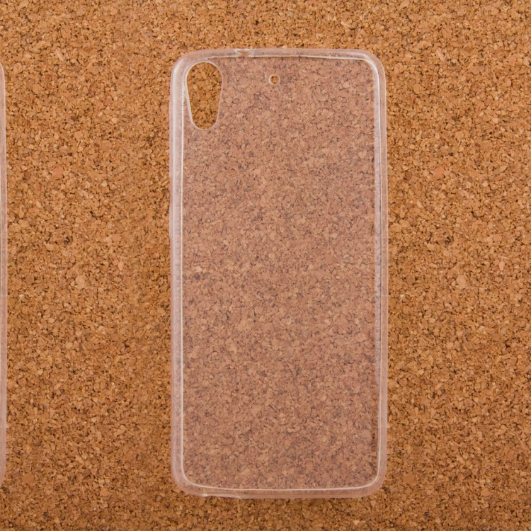 For HTC Desire 626 0.75mm Ultra-thin Transparent TPU Protective Case