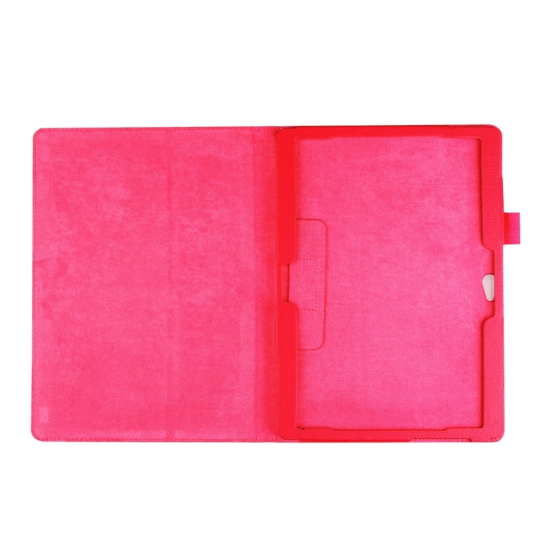 For Huawei MediaPad M2 10.0 inch / A01W Litchi Texture Horizontal Flip Solid Color Leather Case with Holder