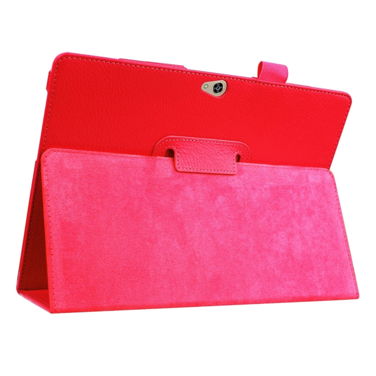 For Huawei MediaPad M2 10.0 inch / A01W Litchi Texture Horizontal Flip Solid Color Leather Case with Holder