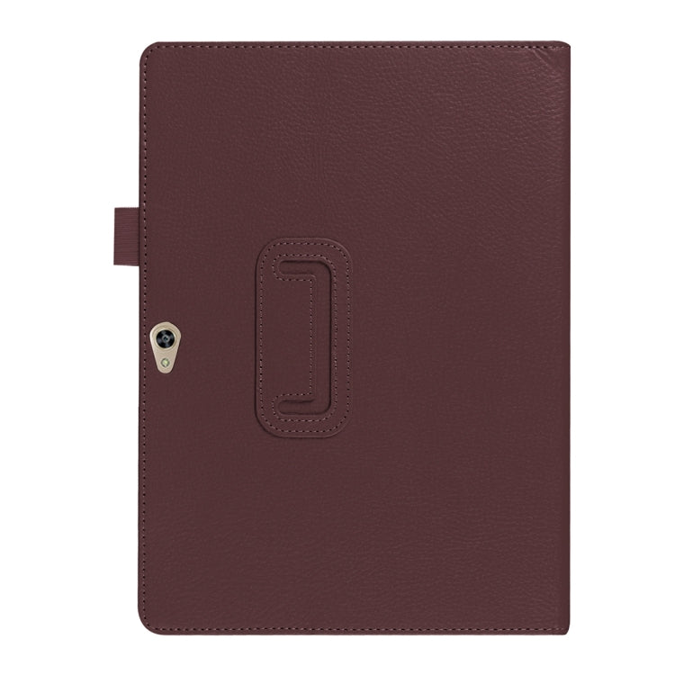 For Huawei MediaPad M2 10.0 inch / A01W Litchi Texture Horizontal Flip Solid Color Leather Case with Holder