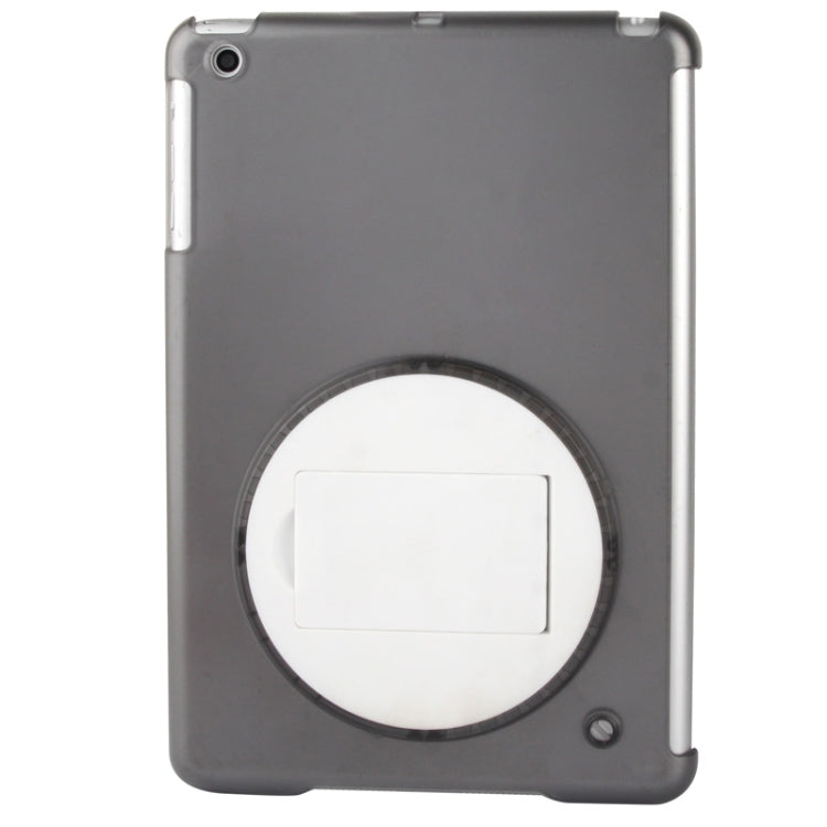 270 Degree Rotation Scrub Translucent Plastic Case with Adjustable Holder for iPad mini 1 / 2 / 3
