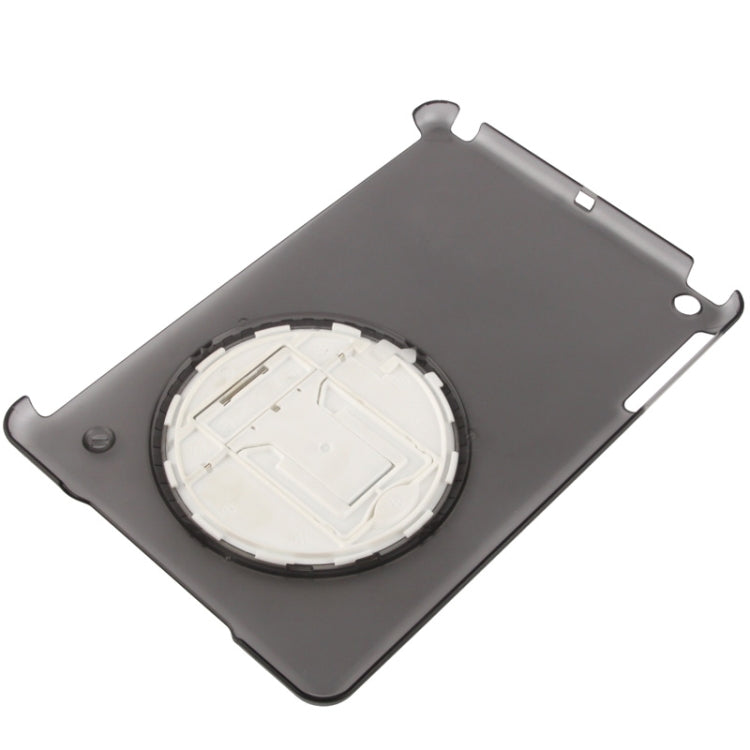 270 Degree Rotation Scrub Translucent Plastic Case with Adjustable Holder for iPad mini 1 / 2 / 3