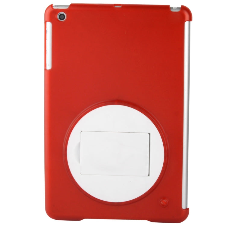 270 Degree Rotation Scrub Translucent Plastic Case with Adjustable Holder for iPad mini 1 / 2 / 3
